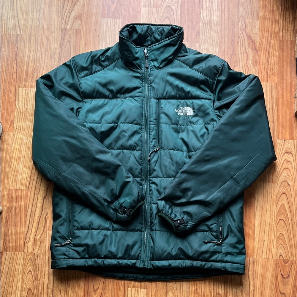 The North Face Men's Dark Green Puffer Jacket